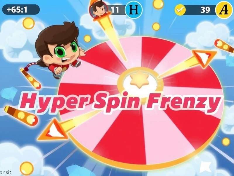 Hyper Spin Frenzy multiplayer gameplay